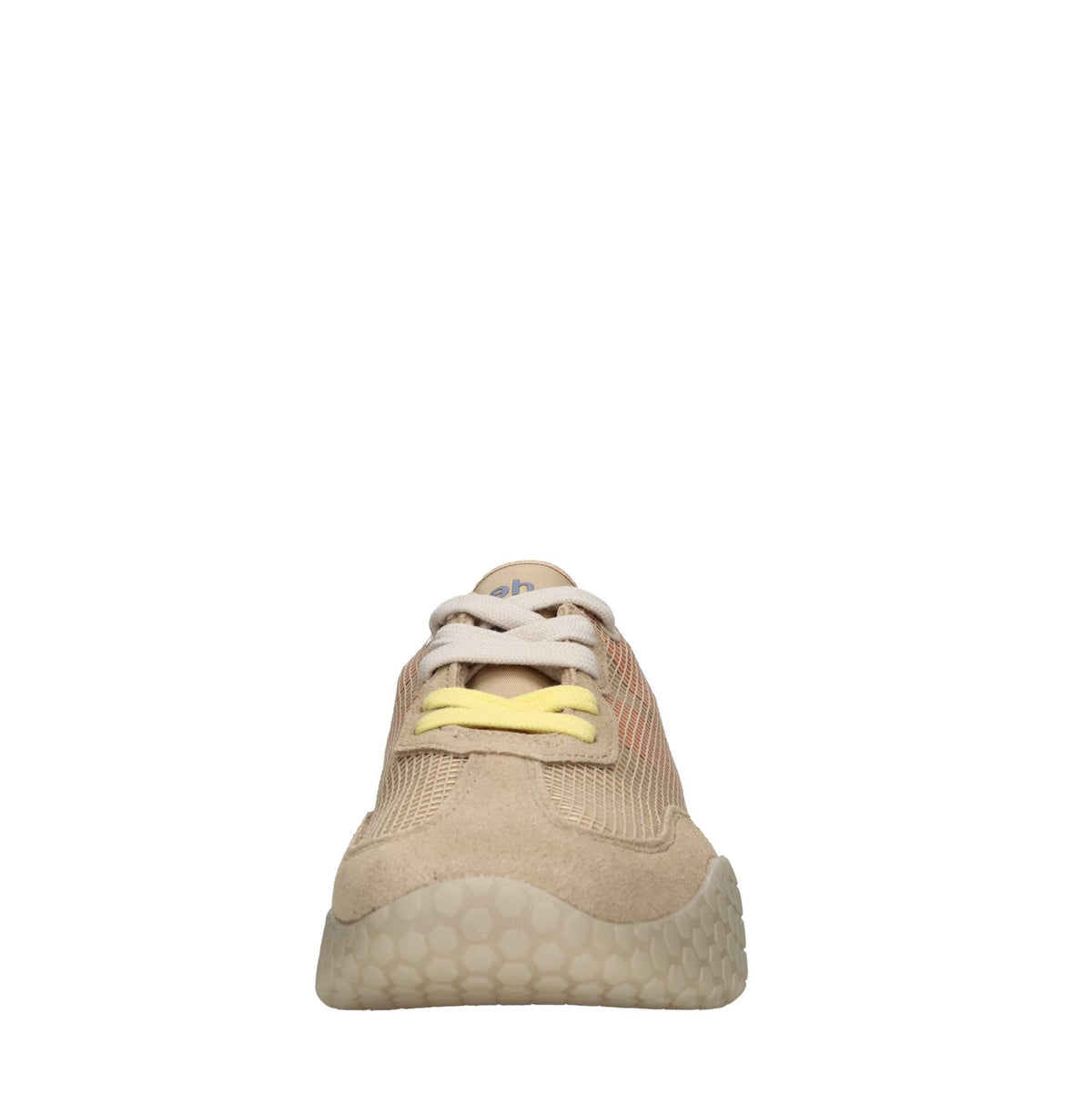 Sneakers in camoscio e tessuto 