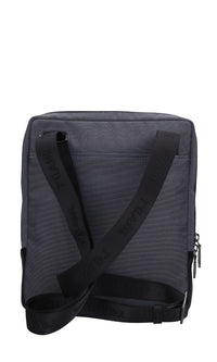 Borsa in ecopelle e tessuto 
