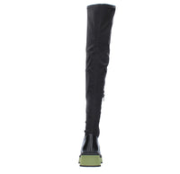 Cuissard Cresi in pelle e tessuto elasticizzato 