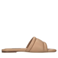 Sandali flat in pelle 