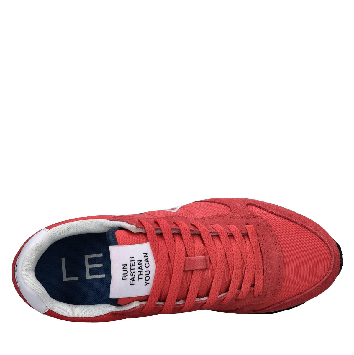 Sneakers in camoscio e tessuto 