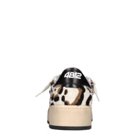 Sneakers in pelle e cavallino 