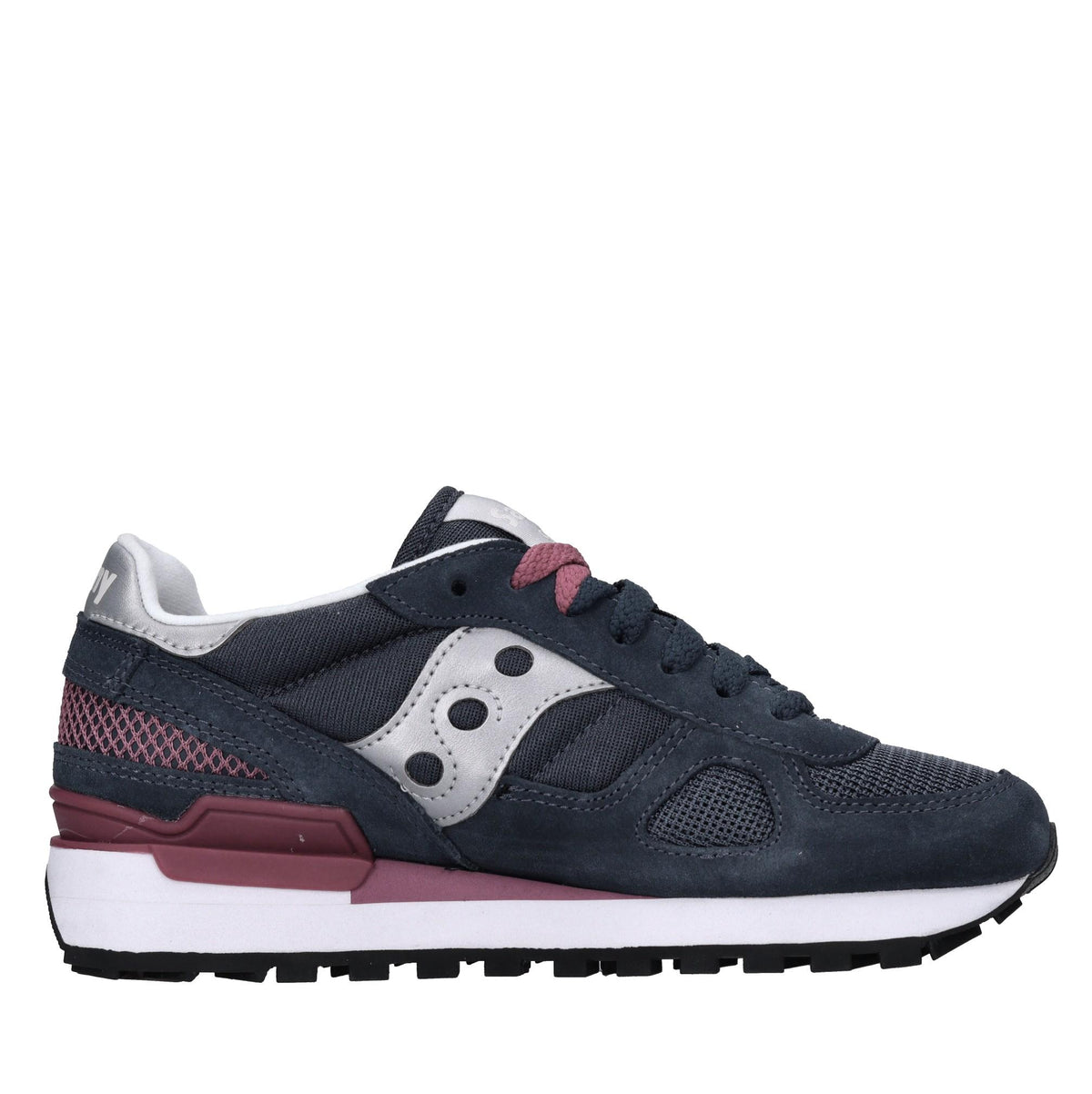 Sneakers in camoscio e tessuto 