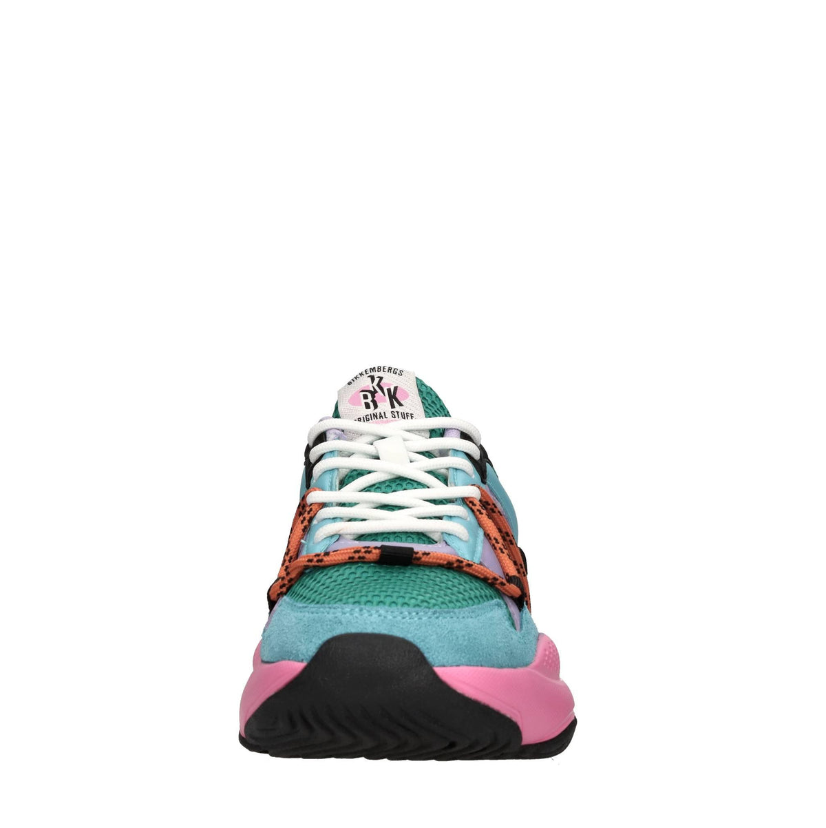 Sneakers in camoscio, ecopelle e tessuto 
