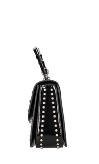 Borsa in pelle e borchie 