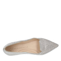 Ballerine in camoscio e microstrass 