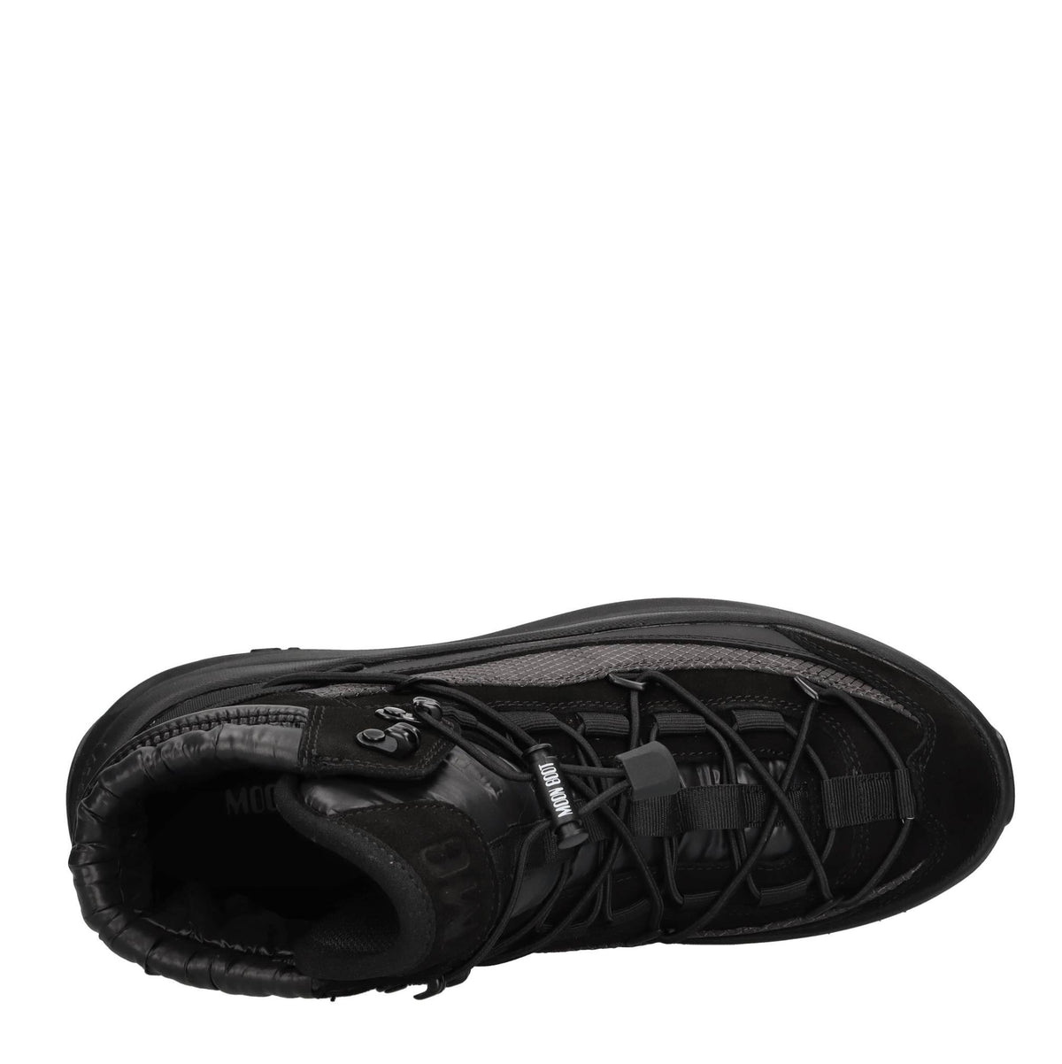 Sneakers in camoscio e tessuto 