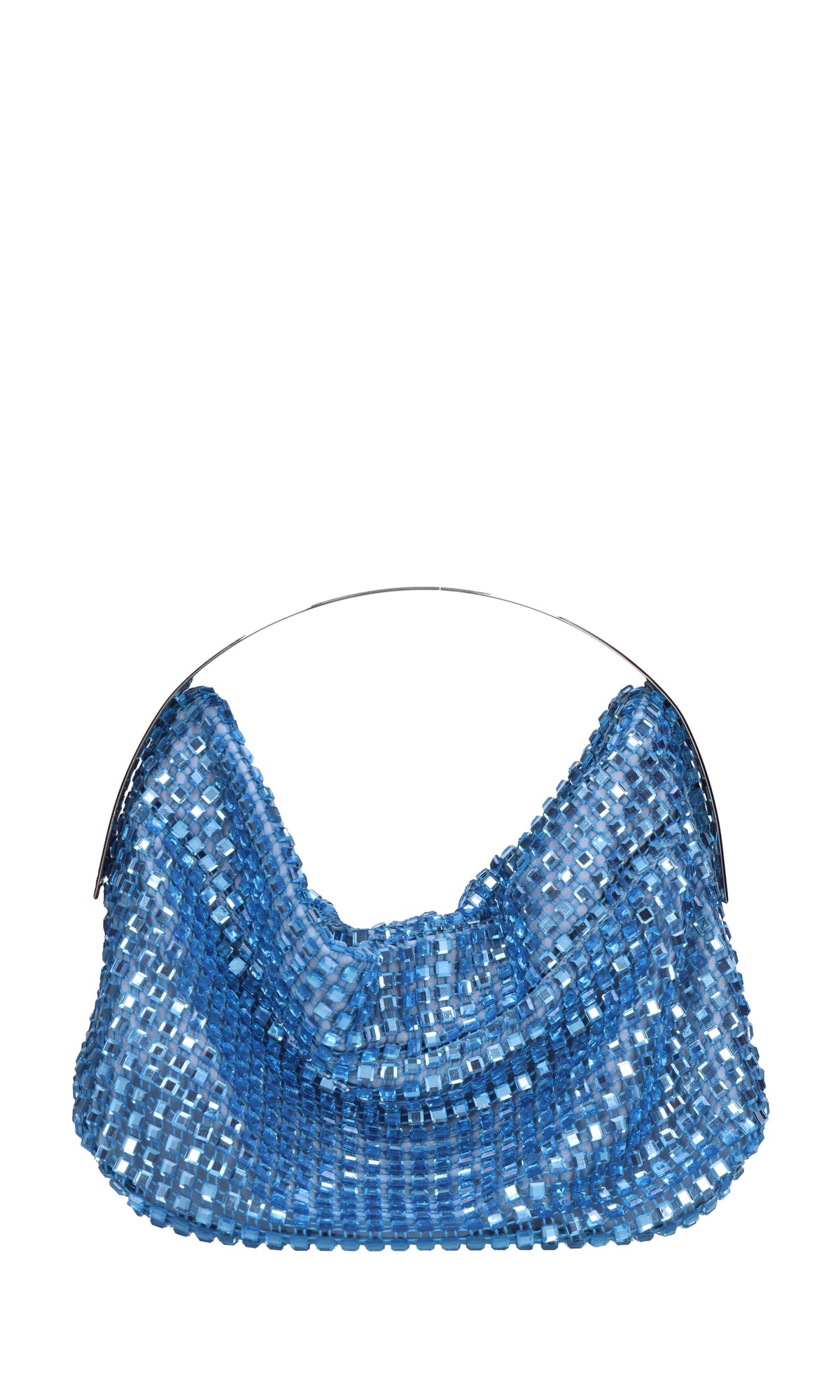 Borsa modello CLO in tessuto e strass 
