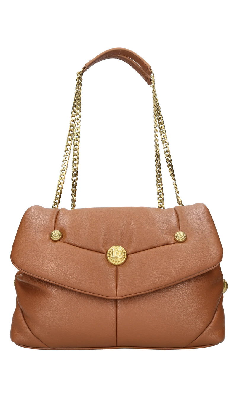 Borsa in ecopelle con borchie 