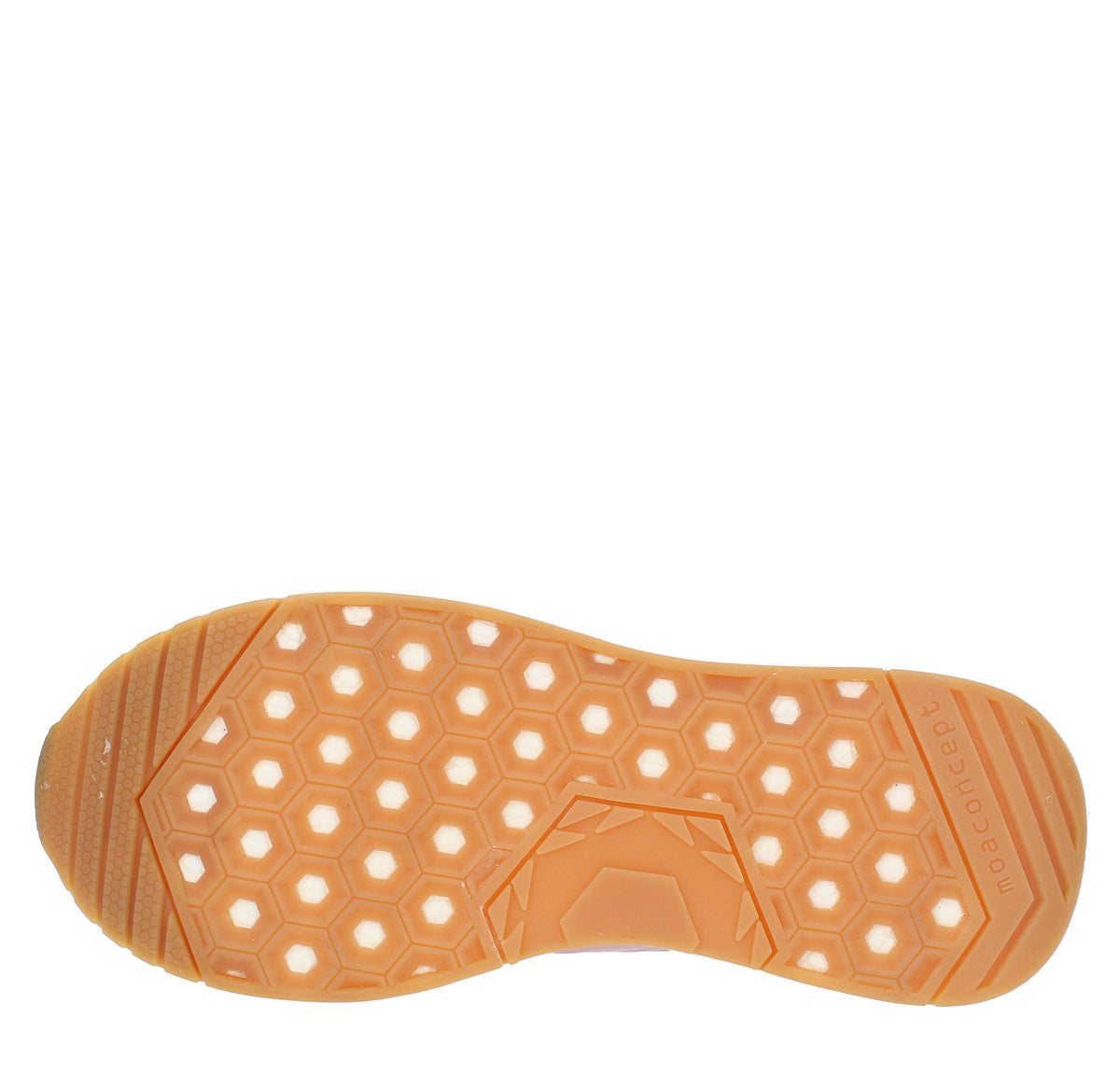 Sneakers in pelle e tessuto 