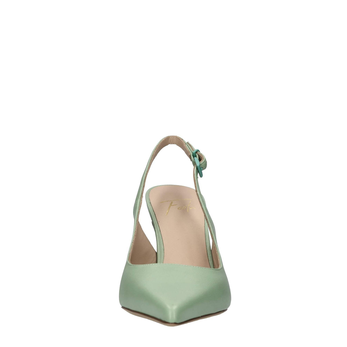 Décolléte slingback in pelle 