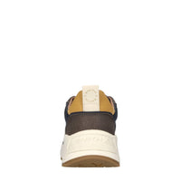 Sneakers in ecopelle e tessuto 