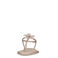 Sandali Floriane in camoscio,raso e strass 