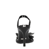 Sandali in ecopelle e strass 