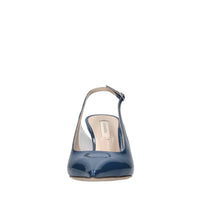 Décolleté slingback Blade in vernice e plexi 