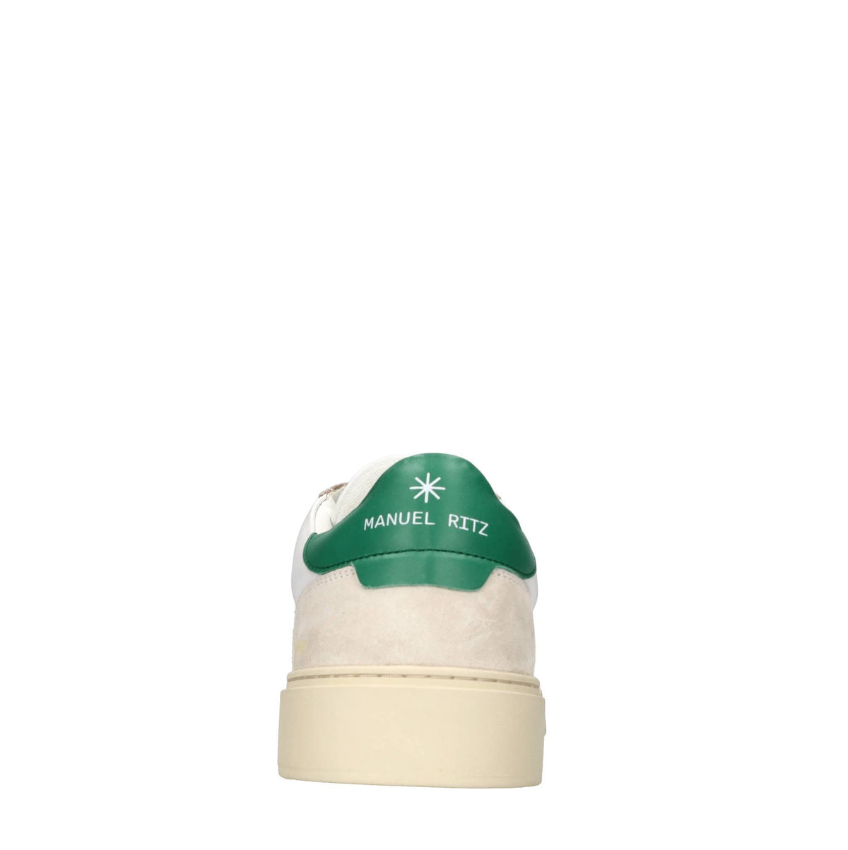 Sneakers in pelle e tessuto 