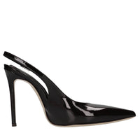 Décolleté slingback in vernice 