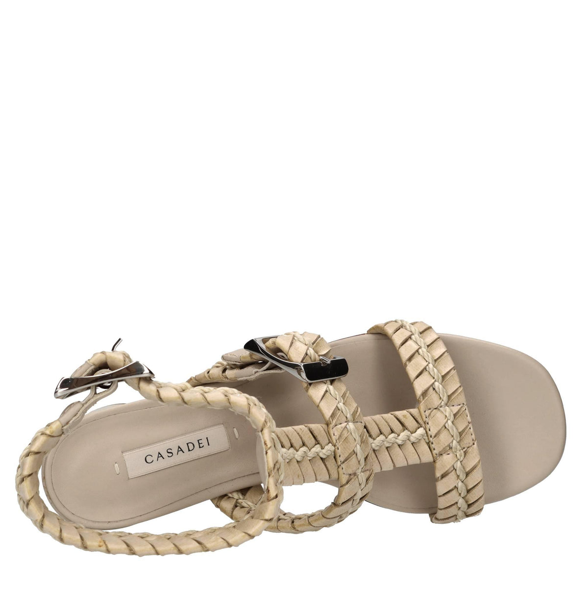 Sandali Penelope in pelle e corda 