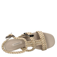 Sandali Penelope in pelle e corda 