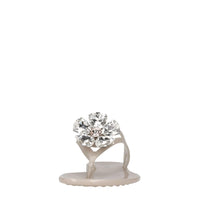 Sandali flat Jelly in PVC e Swarovski 