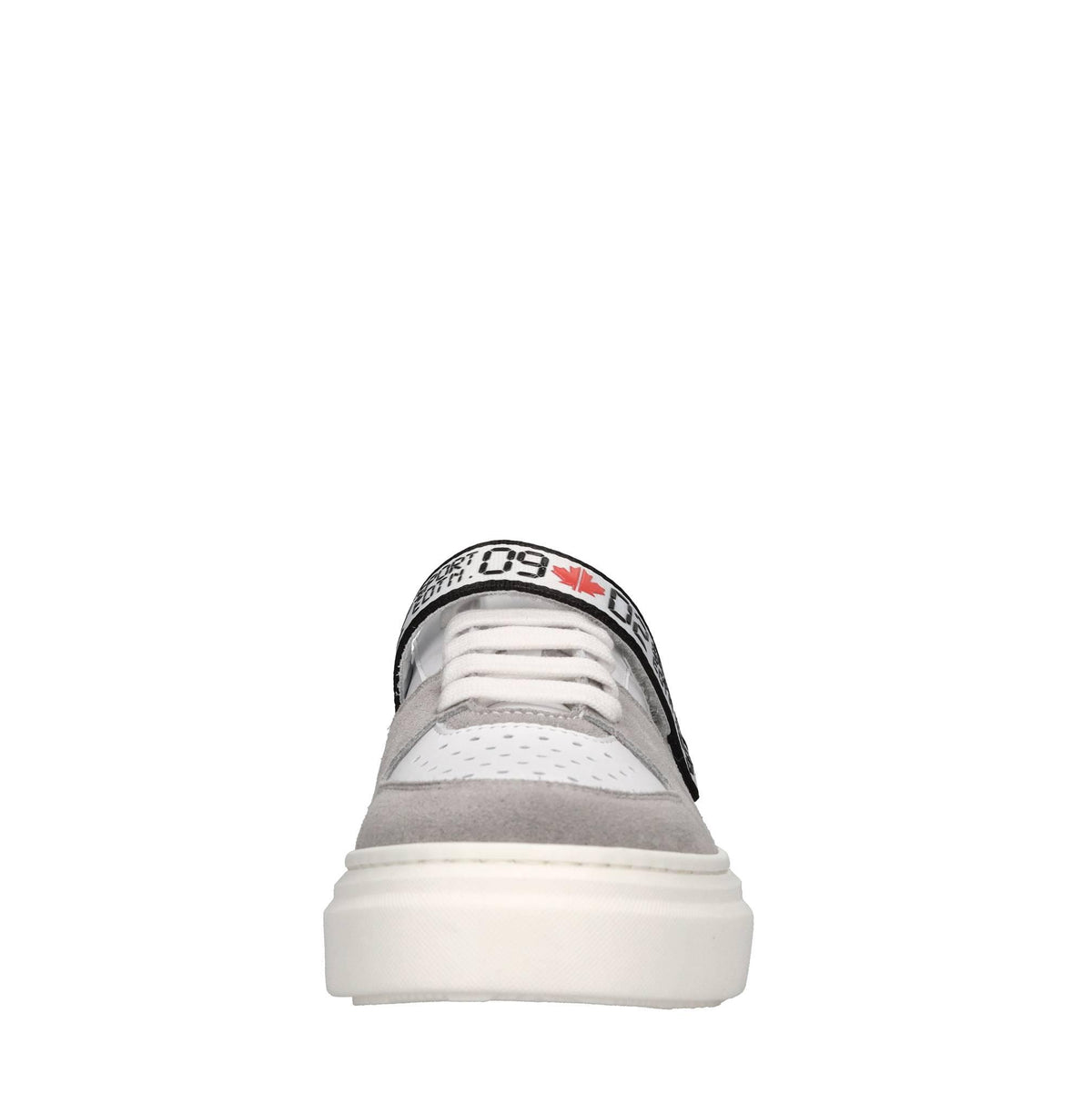 Sneakers in camoscio e tessuto 