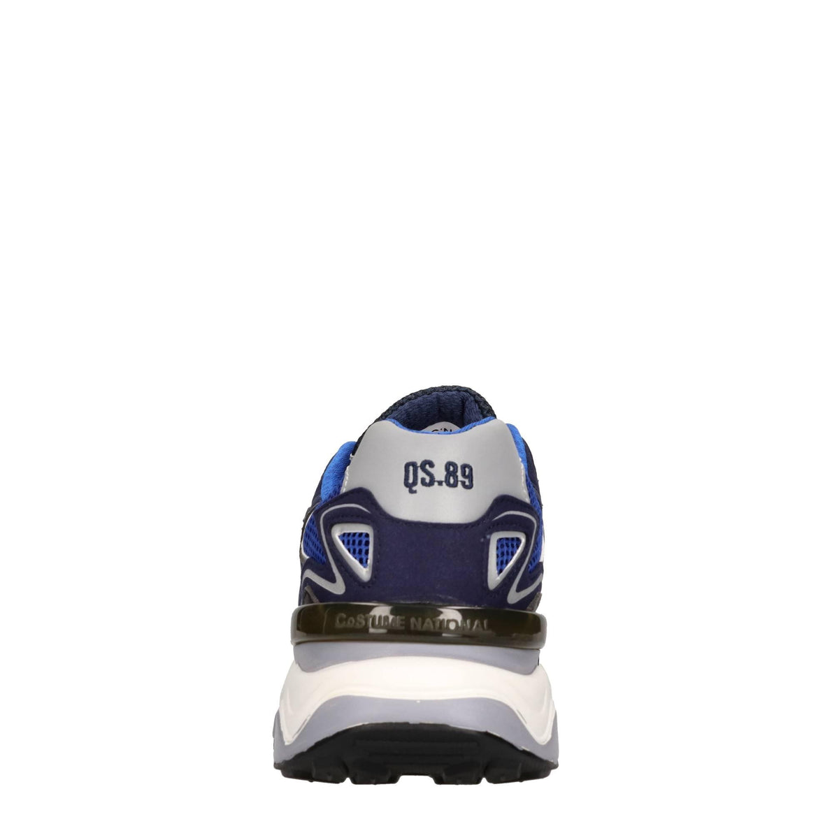 Sneakers in camoscio e tessuto 