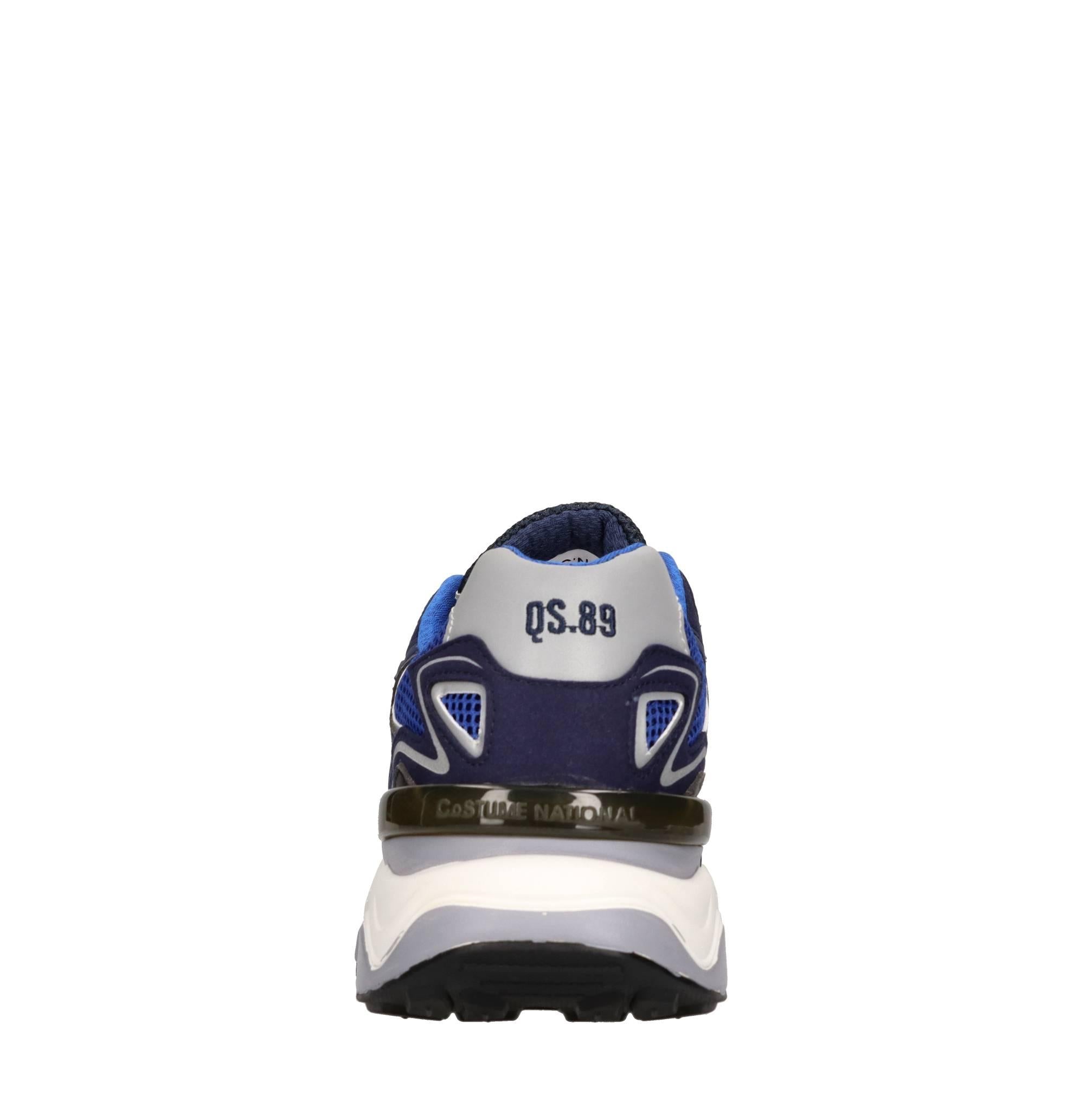 Sneakers in camoscio e tessuto 