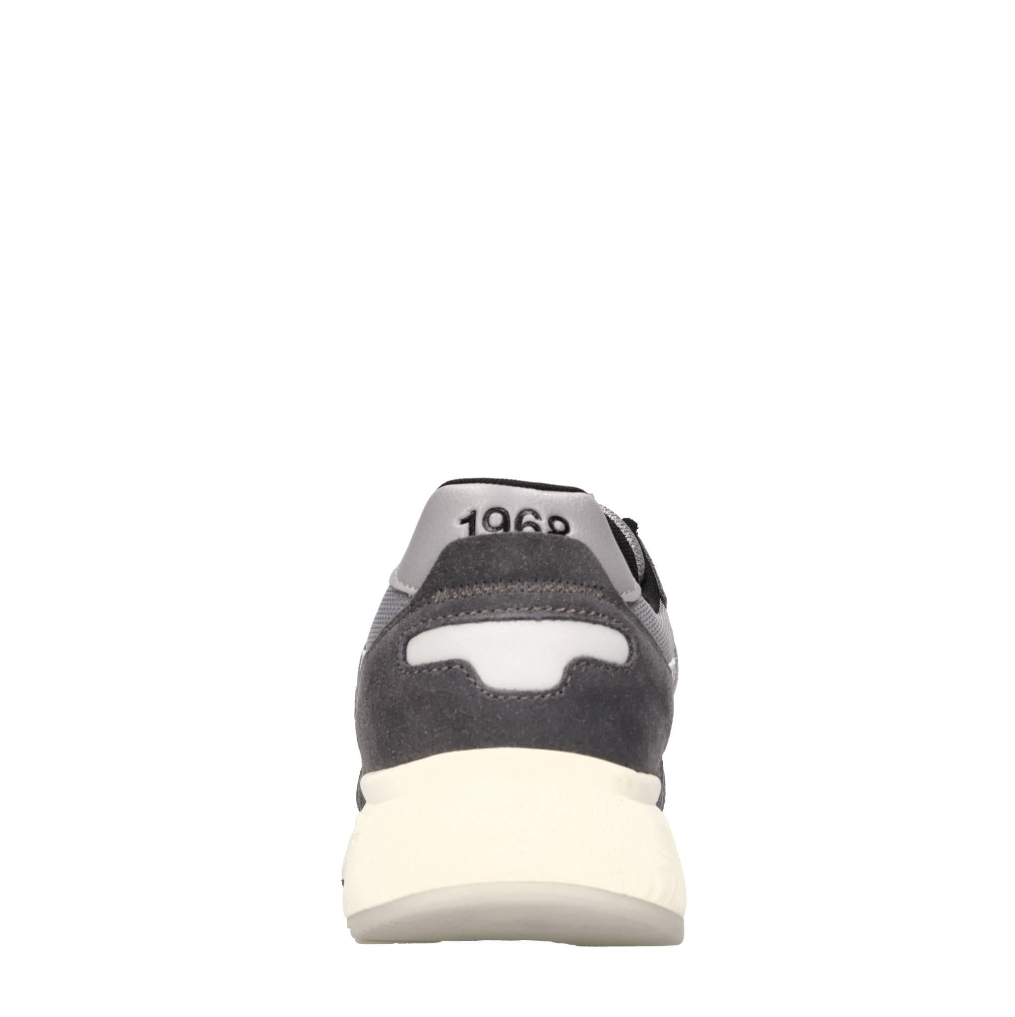 Sneakers modello Z44127 SUN68 in pelle scamosciata e tessuto traspirante 