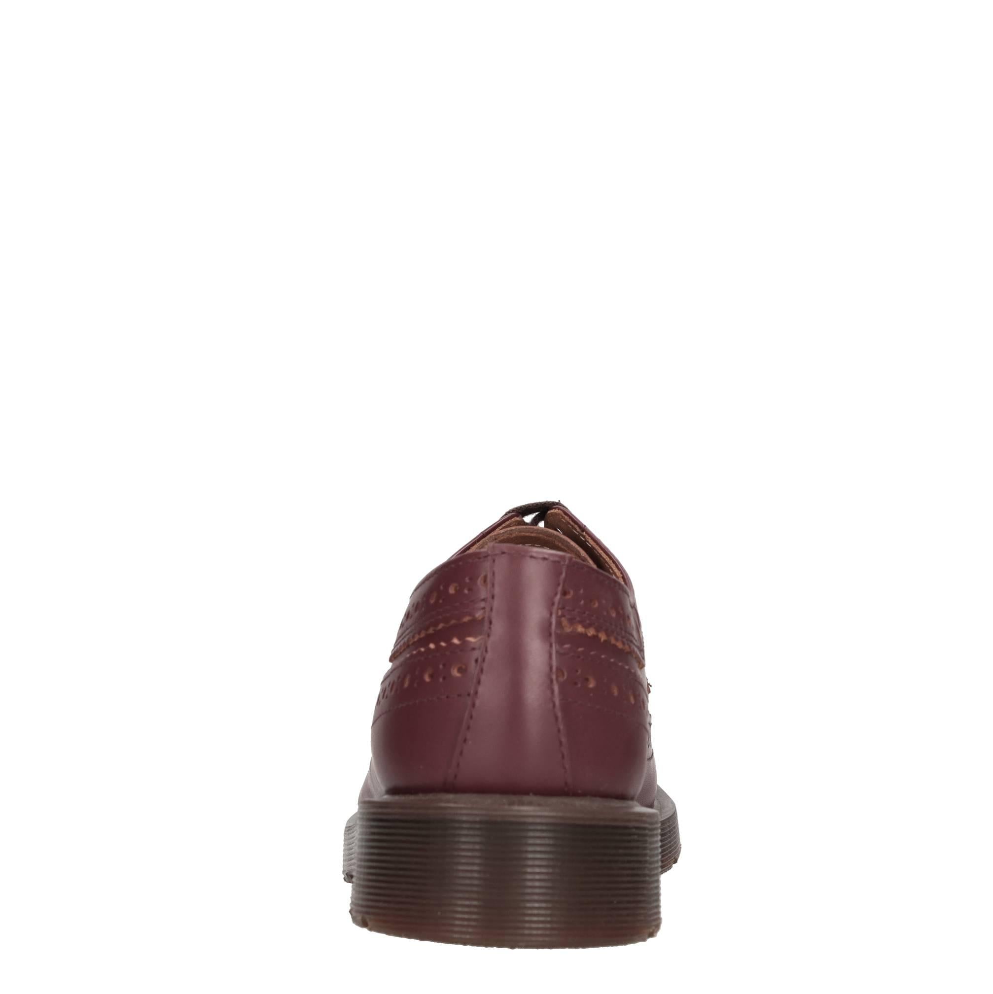 Stringate 3989 in pelle 