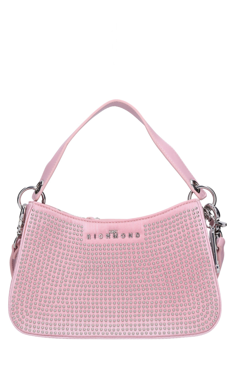 Borsa in raso e borchie 
