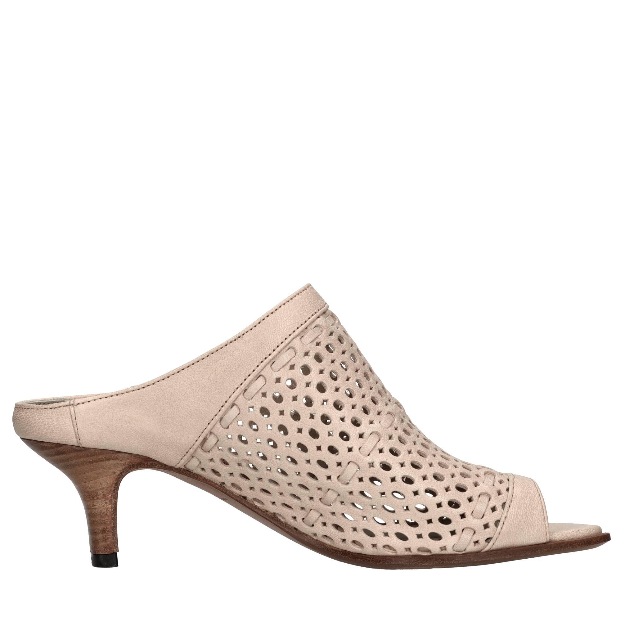 Mules in pelle 
