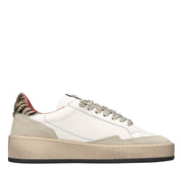 Sneakers in pelle,camoscio e cavallino 