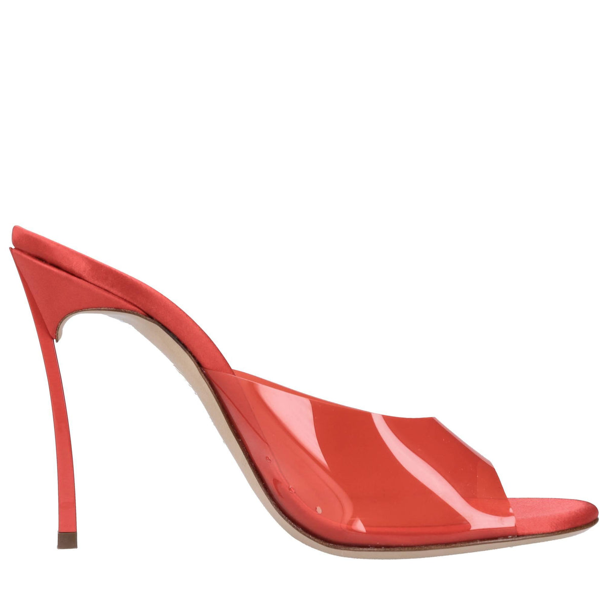 Mules Blade in plexi e raso 