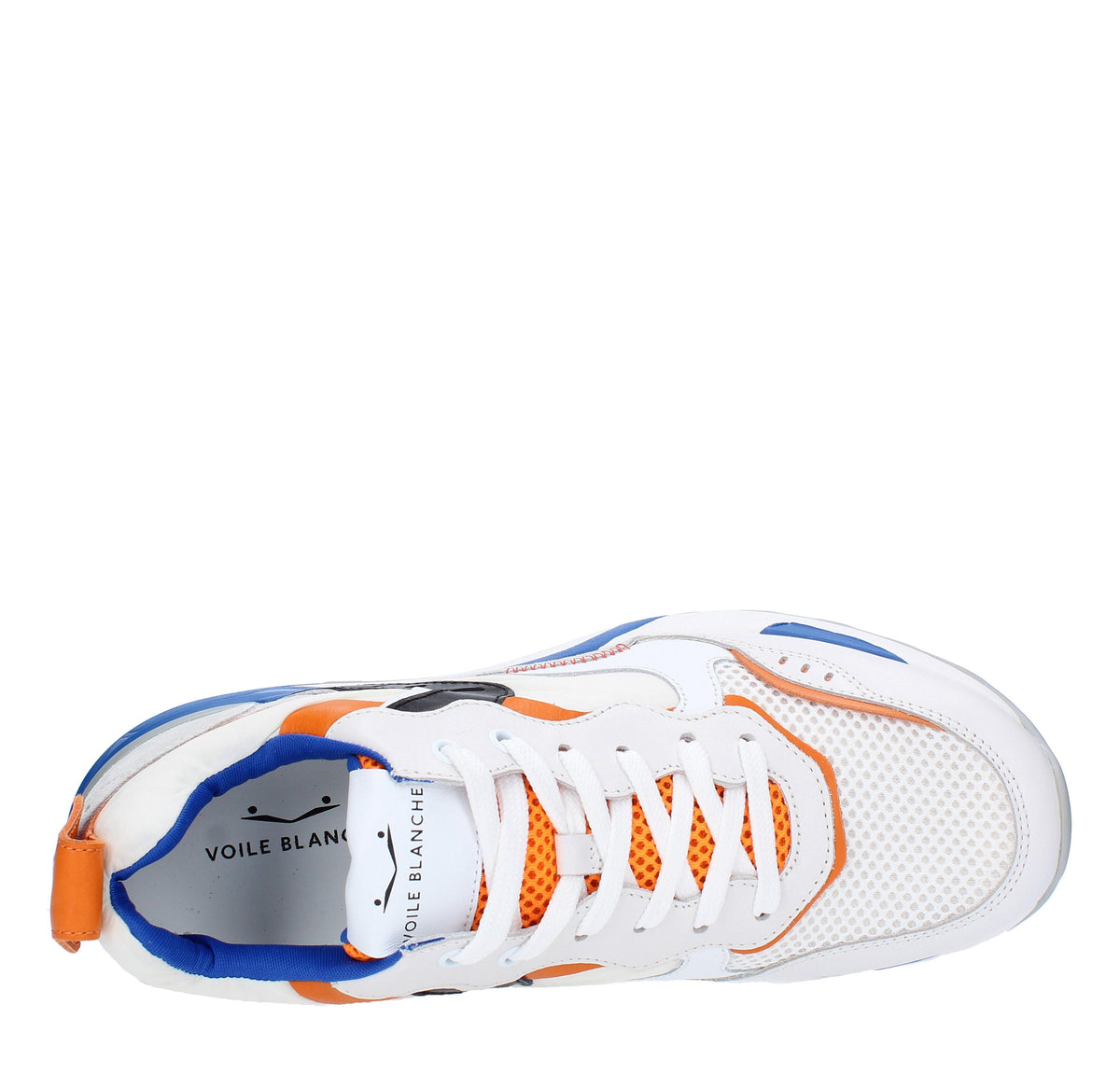 Sneakers in camoscio pelle e tessuto 