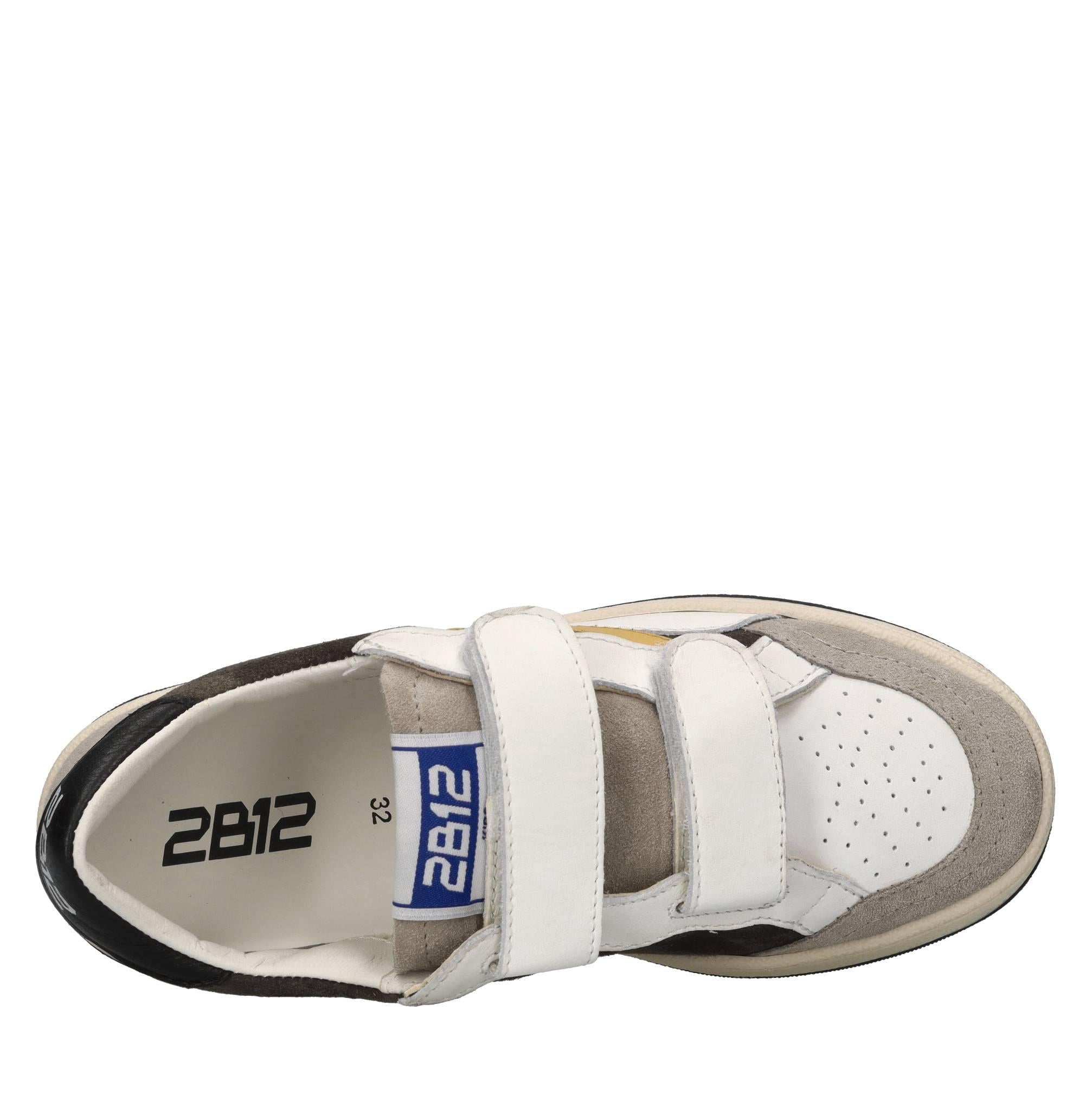 Sneakers in pelle e camoscio 