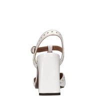 Décolleté slingback in pelle 