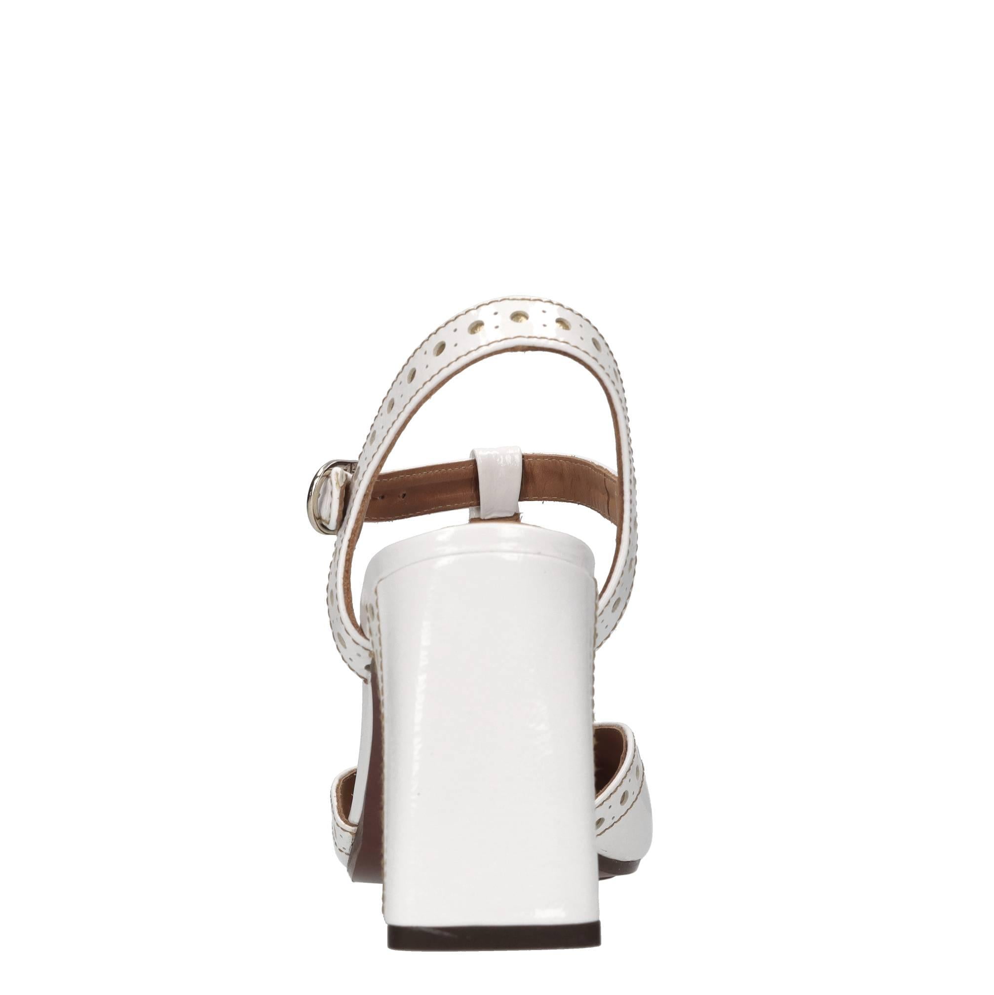 Décolleté slingback in pelle 