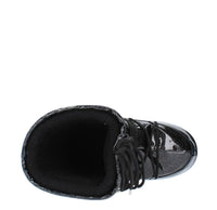 Stivali da neve modello ICON GLITTER MOON BOOT in nylon tecnico idrorepellente 