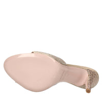 Mules modello GIGI in raso e pelle 