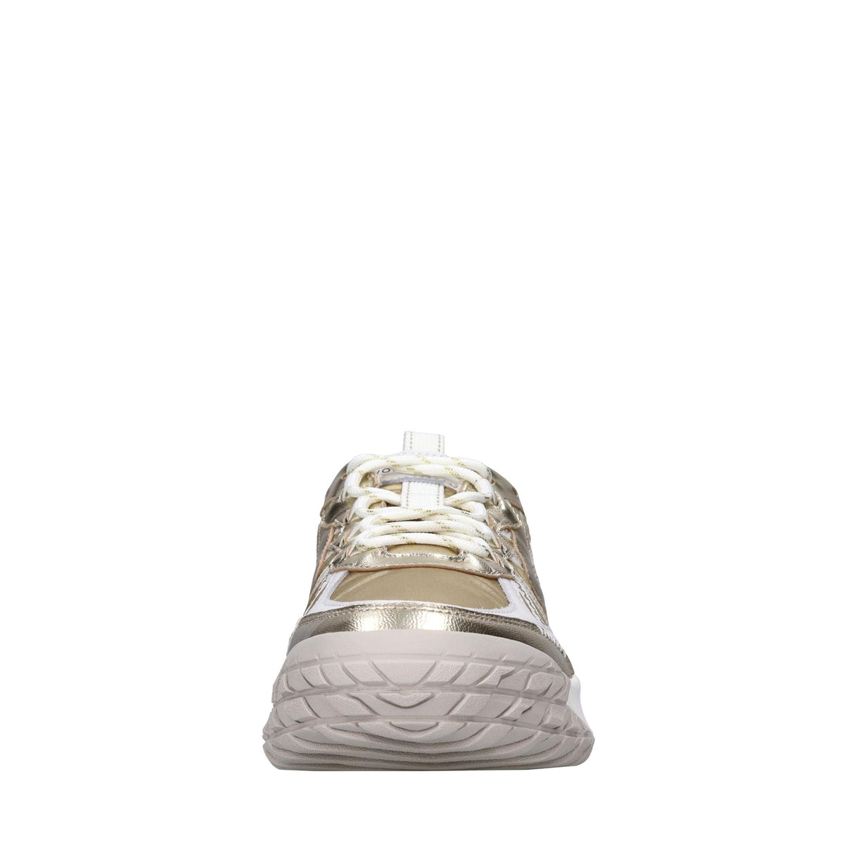 Sneakers in pelle ecopelle e tessuto 