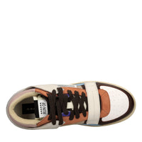 Sneakers modello MONST M in pelle e camoscio 