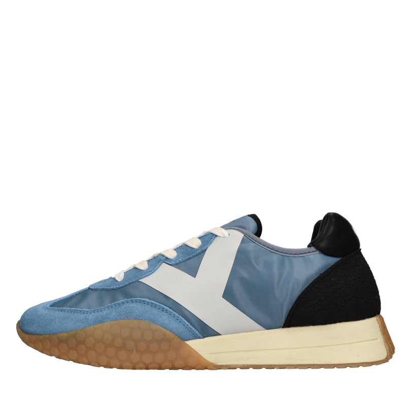 Sneakers in camoscio tessuto e gomma 