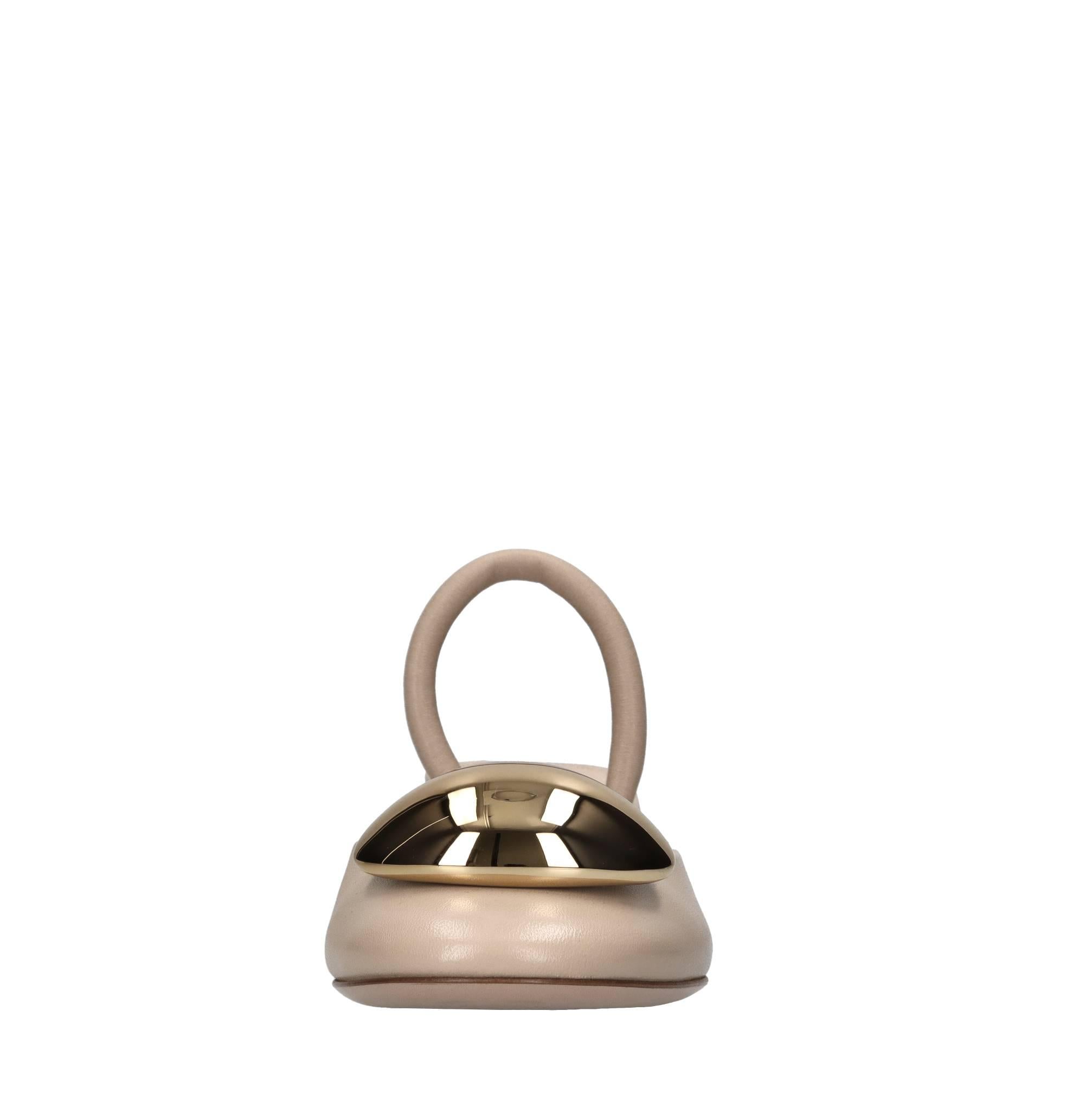 Décolleté slingback in pelle 