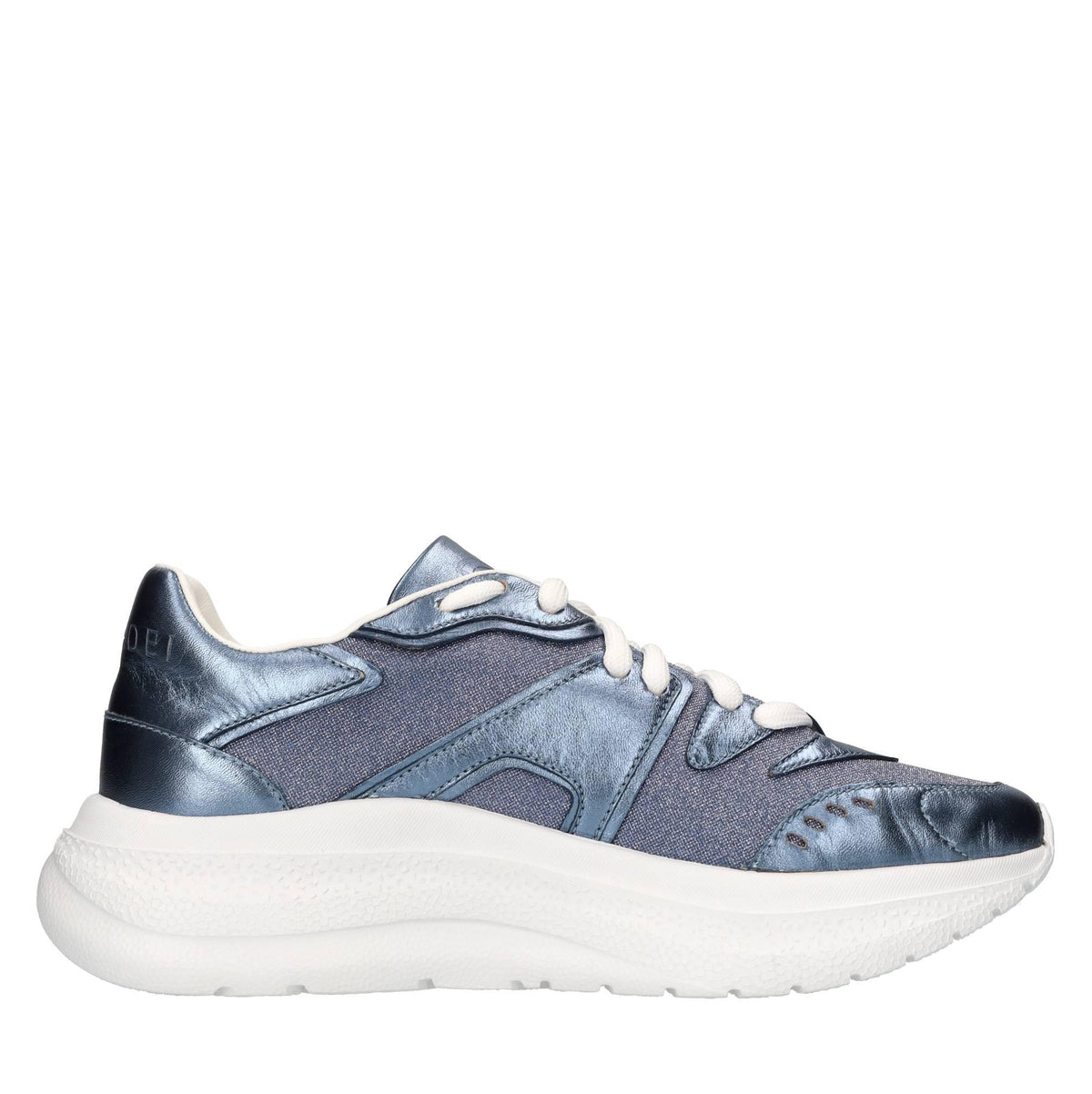 Sneakers Mia Flash in pelle e tessuto microglitter 
