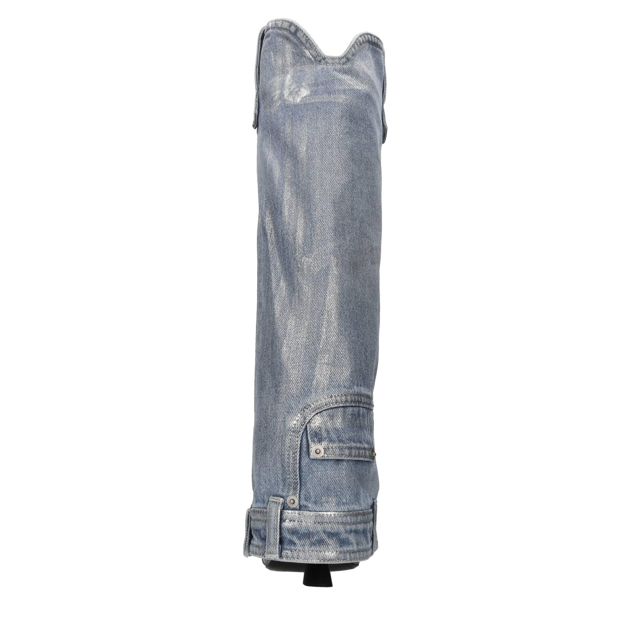 Sandali in denim 