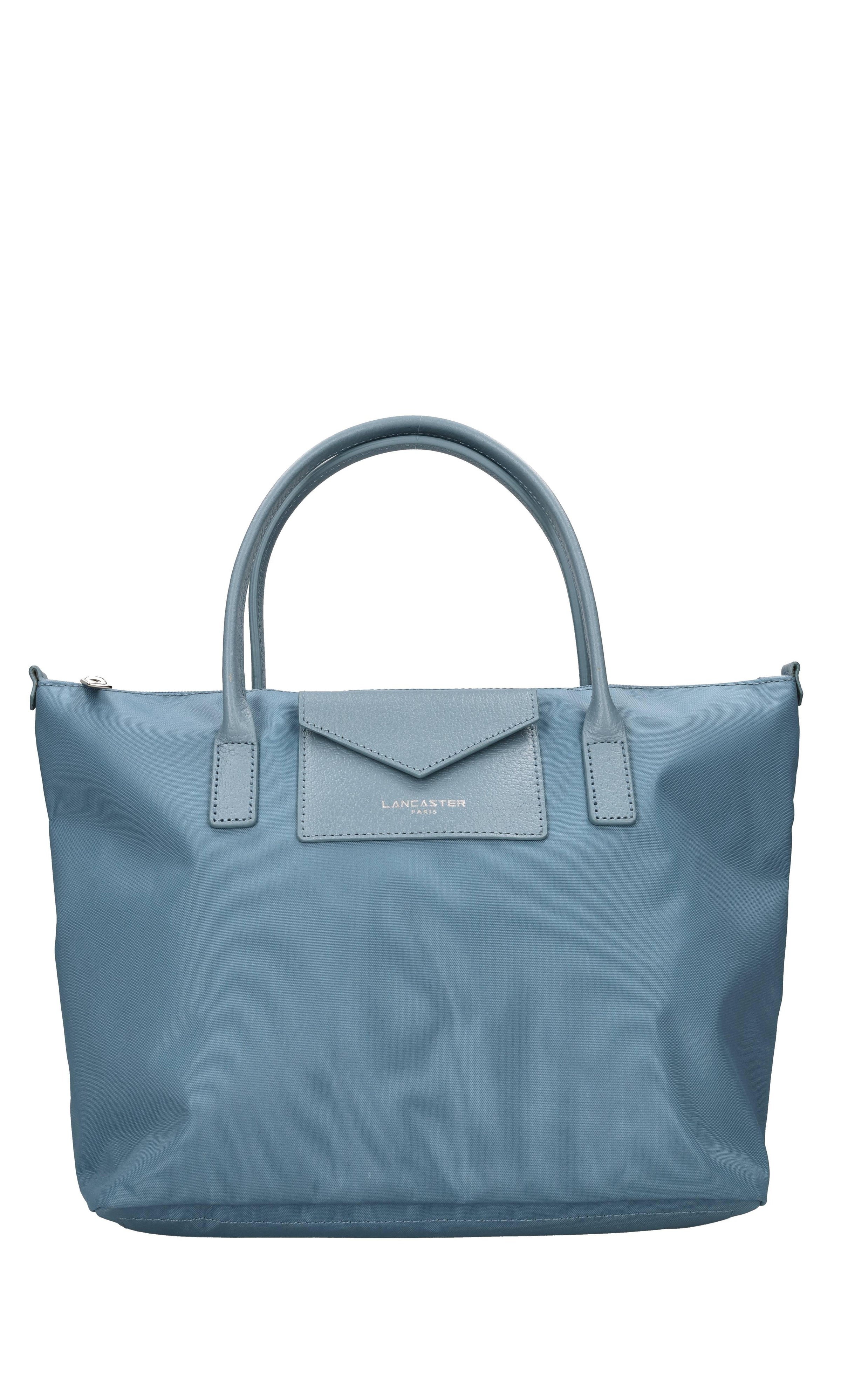 Borsa in tessuto tecnico e pelle 
