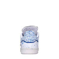 Sneakers in ecopelle e glitter 