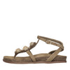 EMANUELLE VEE Suede flat sandals