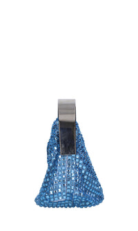 Borsa modello CLO in tessuto e strass 