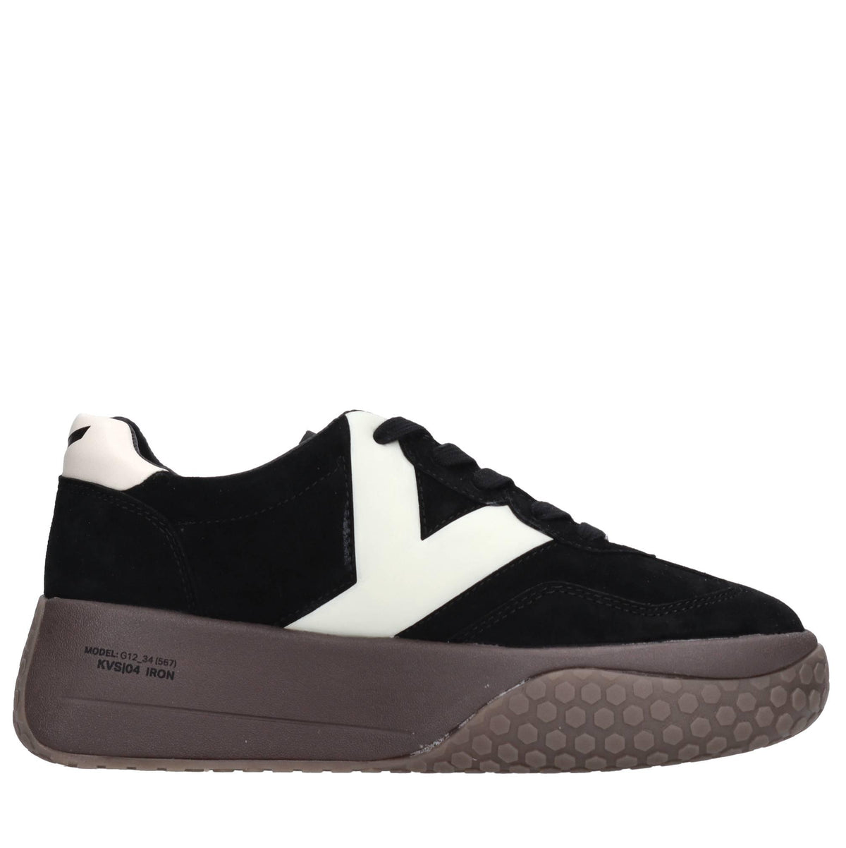 Sneakers in camoscio ed ecopelle 